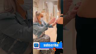 Hip injection ladies crying  injection girl back side in hospital  injection new vlog hospital [upl. by Aicyla]