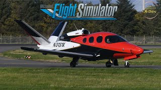 3 Million Cirrus Vision Jet SF50  Switzerland Tour  Triengen to Schanis  MSFS Full Flight [upl. by Reeves416]