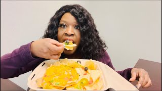 Ep 207 Trying McAlister’s Ultimate Nachos Mukbang  viral youtube subscribe food [upl. by Hirza]