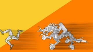 Isle of Man runs away from the Bhutan dragon Fun With Flag [upl. by Bracci]