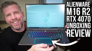 Alienware M16 R2 2024 Unboxing Review  15 Games and Benchmarks CPU GPU Display Testing More [upl. by Doris517]