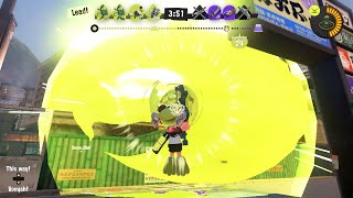 Splatoon 3 Assisting with the splats in Rainmaker 1695 Custom Wellstring V [upl. by Eniamreg868]