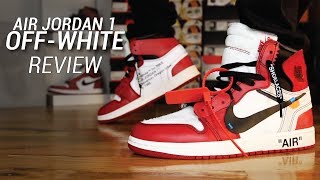 OFF WHITE AIR JORDAN 1 REVIEW Signed By VIRGIL ABLOH [upl. by Enialahs]