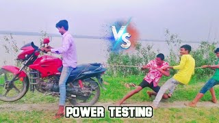 Glamour Bike Power Test  Bike vs Mane Power Testing  MRINDIANHACKER CrazyXYZ [upl. by Ellac]