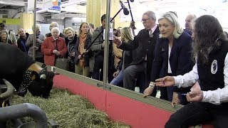 Marine Le Pen au Salon de lAgriculture  reportage complet [upl. by Nimesh]