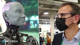 Ameca the humanoid robot answers to our questions [upl. by Gollin]