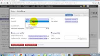 OpenERP7  Gestion des Entrepôts Démonstration version long [upl. by Noyad]
