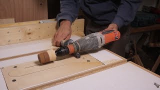 Turning an Insert for a Cello Anchor on the Table Saw [upl. by Hesoj]