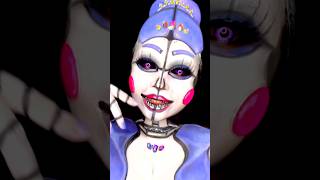 Ballora from FiveNightsatFreddys Makeup Transformation 🩰 FNAFMakeup CrazyMakeup makeuptutorial [upl. by Naened]