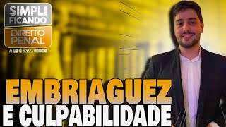 Culpabilidade excludentes espécies de embriaguez imputabilidade no Direito Penal AULA COMPLETA [upl. by Riek48]