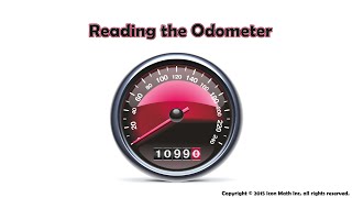 Reading the Odometer Rounding Large Whole Numbers to the Nearest Ten with a Carry [upl. by Natsirc]