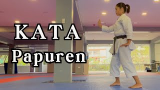 Kata PAPUREN  Karate  How To  Tutorial  Ricca Torres [upl. by Laohcin339]