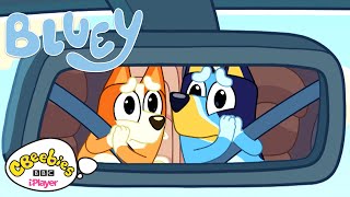 Bluey and Bingos Driving Games 🚗  CBeebies [upl. by Dirgis321]