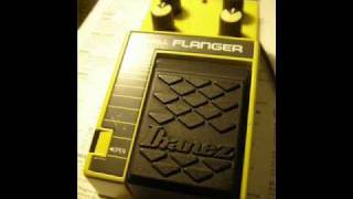 Ibanez DF10 Swell Flanger Pedal Demo [upl. by Ellerret]