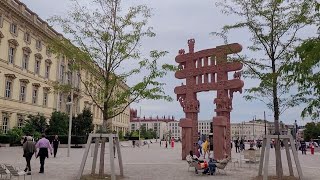 quotUnterwegsquot Berliner Schloss Humboldt Forum Spreeufer Historische Mitte  Eindrücke [upl. by Ormsby]