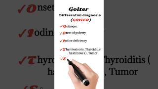 Goiter differential diagnosis  thyroid gland [upl. by Aisined]