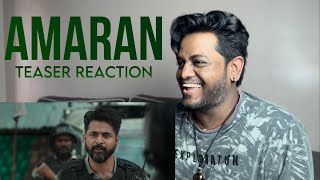 Amaran Teaser REACTION  Filmy React  Sivakarthikeyan  Kamal Hassan  Sony [upl. by Haek]