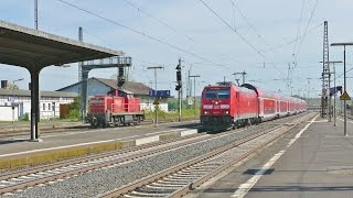 Züge im Bahnhof Wabern  Nordhessen [upl. by Alyac]