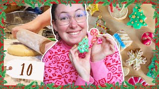 HEEL VEEL KERSTKOEKJES BAKKEN amp VERSIEREN 🍪  VLOGMAS 10  Irina Touw [upl. by Underwood]