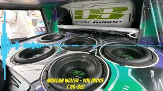 You Proof  Morgan Wallen  Rebassed 2638hz [upl. by Atinek]