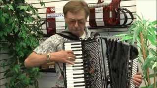 Scandalli Polifonico XIV Accordion Demo  Jim Laabs Music [upl. by Ytinirt]