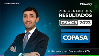 Copasa CSMG3 saiba os detalhes dos resultados da empresa em entrevista com CEO [upl. by Leahcimrej837]