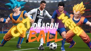 CR7 and MESSI vs Dragon Ball Characters👾  BeamNGdrive ronaldo messi dragonball [upl. by Bil]