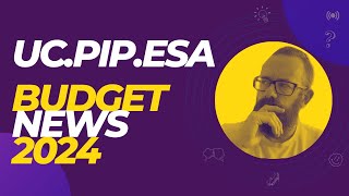 Universal Credit PIP ESA News Autumn Budget 2024 [upl. by Eimile706]