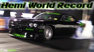 ProCharged Hemi Challenger Blasts 200MPH Quarter Mile  World Record [upl. by Hizar]