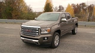 ► 2015 GMC Canyon  WORLD PREMIERE [upl. by Eentirb]