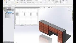 Alacenas y tabla de diseño en solidworks [upl. by Heintz]