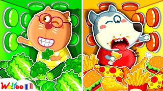 Vous Préférez Alimentation Saine vs Malbouffe 🍔 Dessin Animé Pour Bébé 🎉 Collection Dépisodes [upl. by Nosduj]