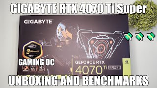 Gigabyte RTX 4070 Ti Super Gaming OC Unboxing and Benchmarks 12 Games and Thermals [upl. by Annahs]