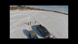 Green Lake MN Ice Fishing Village [upl. by Notsla169]