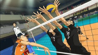 Karasuno vs Inarizaki  LAST POINT  Haikyuu To The Top [upl. by Nnaj]