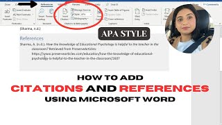 Citation and References  Assignments in Canada  APA style  How to list references in APA style [upl. by Danzig471]