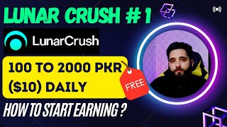 How to start Earning from Lunarcrush Earn upto 10 Per dayFuture 1000 Profit [upl. by Hgielhsa]