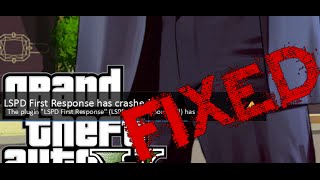 How to Fix LSPDFR crashing in game error  Trial amp error method  GTA 5 PC [upl. by Ricca633]