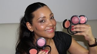 Meus Blushes da Mac Swatch [upl. by Catharina]