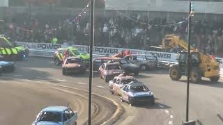 World final HIGHLIGHTS banger racing last chance qualifier [upl. by Jonis]