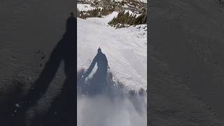 Hill 💣 at 55mph sendit snowboard snowboarding keystone snow libtech volcom gopro [upl. by Yelrah]