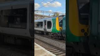 350s passing Harrow and Wealdstone [upl. by Ylerebmik]