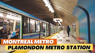 4K Plamondon Metro Station in Montreal metro [upl. by Haronid]