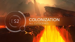 Endless Space 2  All Colonization Cutscenes [upl. by Sioux694]