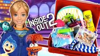 Barbie Inside Out 2 Doll Riley Packing for Vacation [upl. by Zevahc]