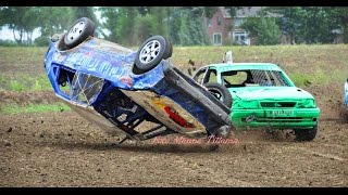 Crash compilatie autocross winsum 2014 [upl. by Anelegna]