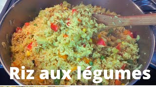 Comment préparer un bon riz aux légumes et curry [upl. by Wadleigh]