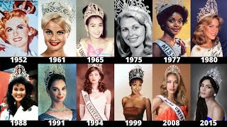 ALL Miss Universe Crowning Winners 19522022  original footage [upl. by Kilroy139]