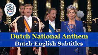 Dutch National Anthem Wilhelmus  DutchEnglish subtitles [upl. by Faline]