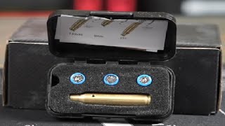 Feyachi Bore Sight 9mm 12 Gauge 223 5 56mm Red Laser Zeroing Boresighter Review [upl. by Minton]